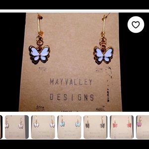 Butterfly Charm Earrings